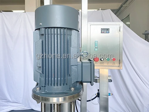 Hone Professional Start Business 50L 100L industrial High Shear Emulsifying Mixer Machine portable pneumatic lifting homogenizer