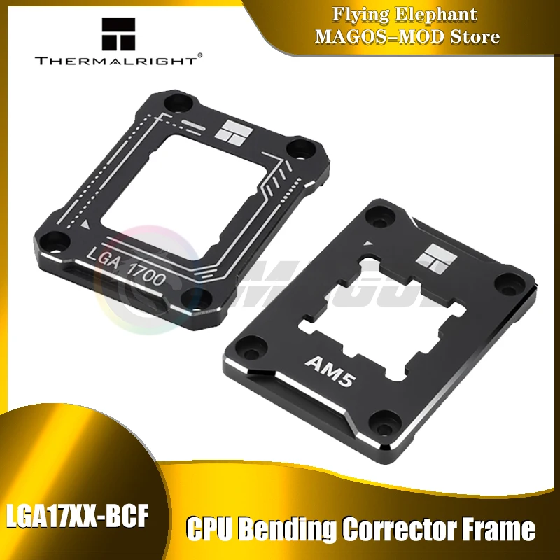 Thermalright V2 AM5 Bending Corrector Frame, Intel 12th 13th CPU Plate Protector LGA1700 1800 Buckle Fix Substitute CNC Aluminum