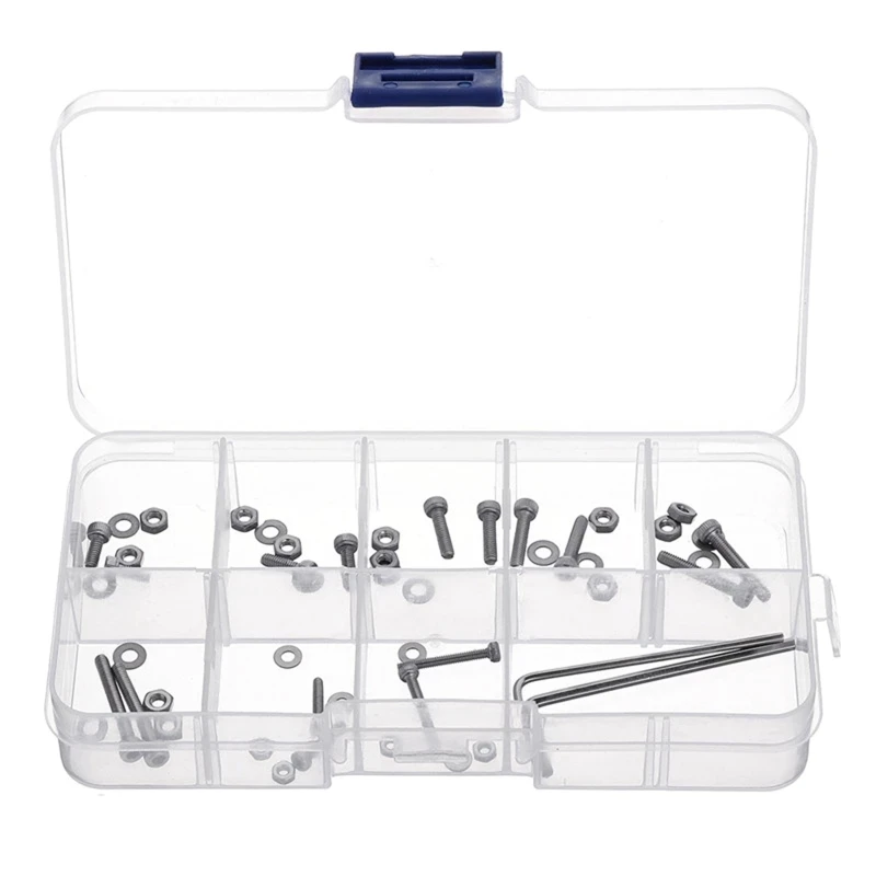 Stainless Steel Bolts Socket for Head Screws Set with Mixed Boxed Durab Dropship