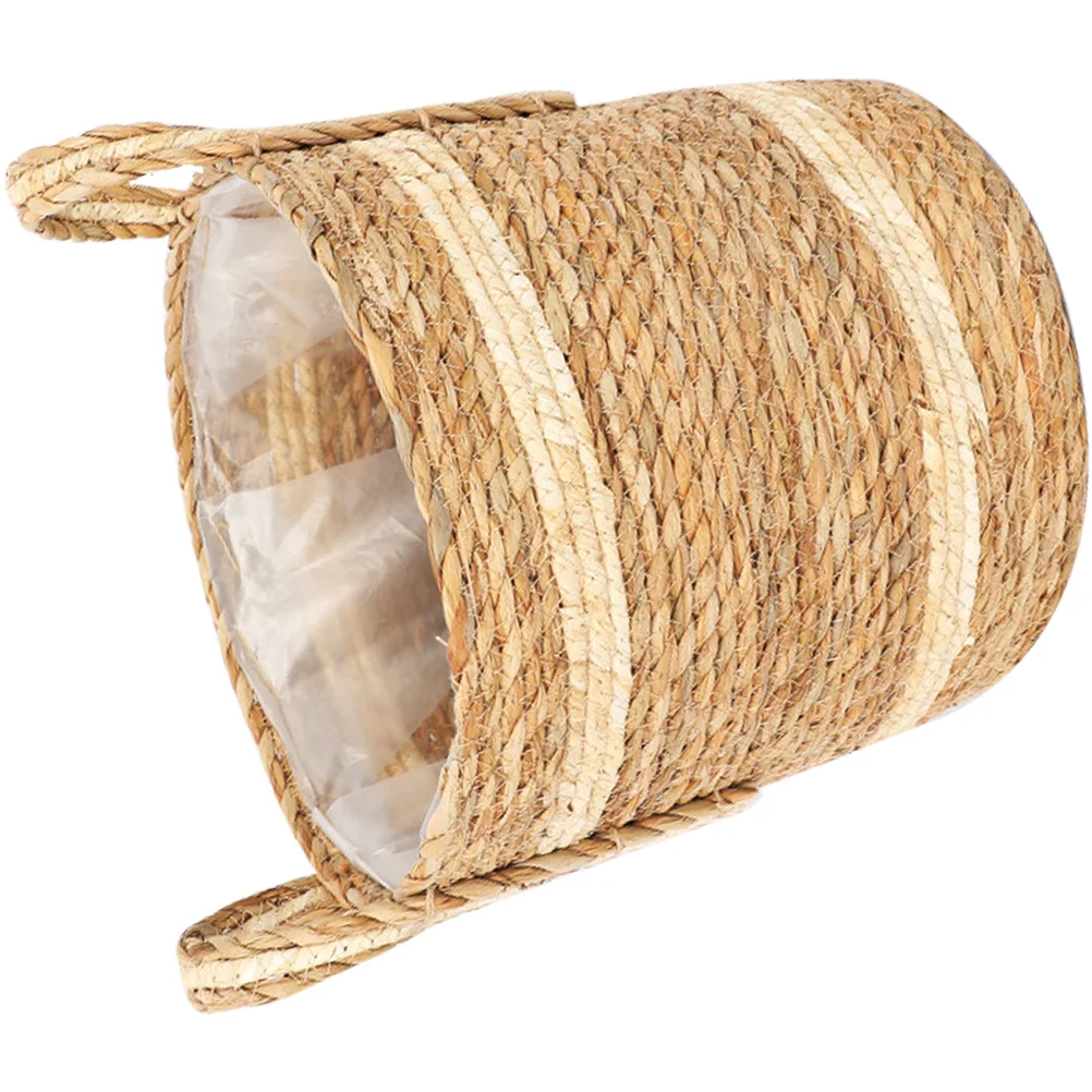 

Woven Basket Storage with Handles Handwoven for Circular Flower Delicate Decoration Baskets