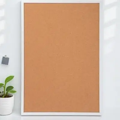 1 set 1 Set Framed Cork Small Bulletin For Office Wall Diy Message Notice Board Thick Cork Wall Board For Notes Photos Memos