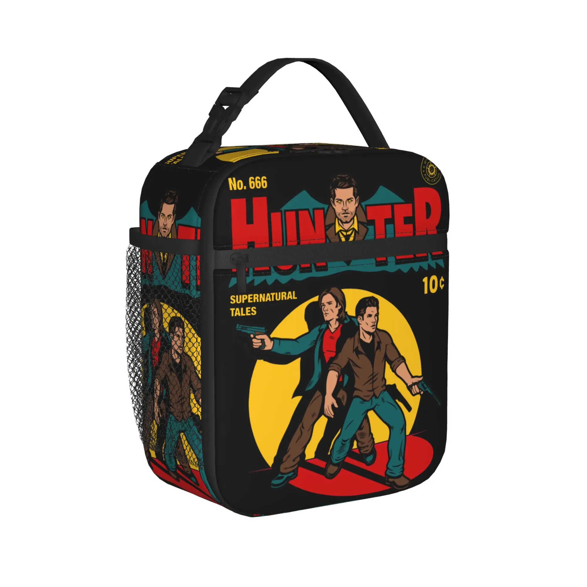 Hunter Comic Insulated Lunch Bags Leakproof New Supernatural Meal Container Cooler Bag Tote Lunch Box Food Storage Bags