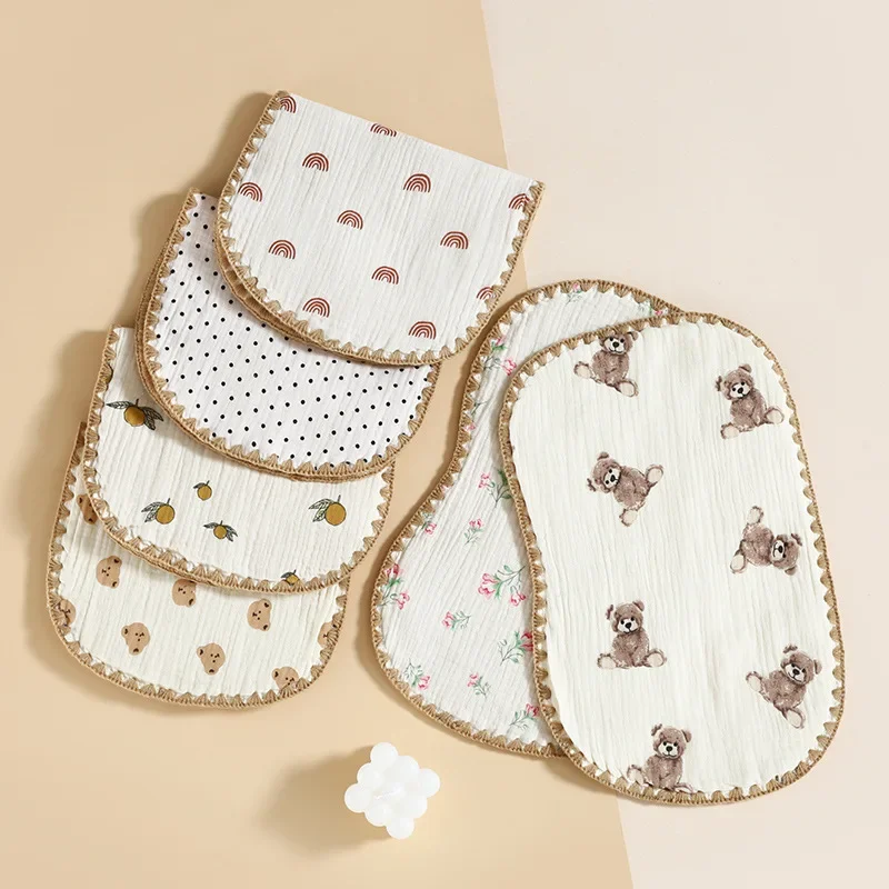 Cotton Muslin Baby Towel Thin Pillow for Newborn Burp Cloths Baby Stuff Infant Flat Pillow Bedding Babies Accessories