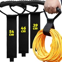 Adjustable Extension Cord Organizer with Handle Heavy-Duty Strap Cable Ties Hanger Storage Holder Garage RV Boat Organization