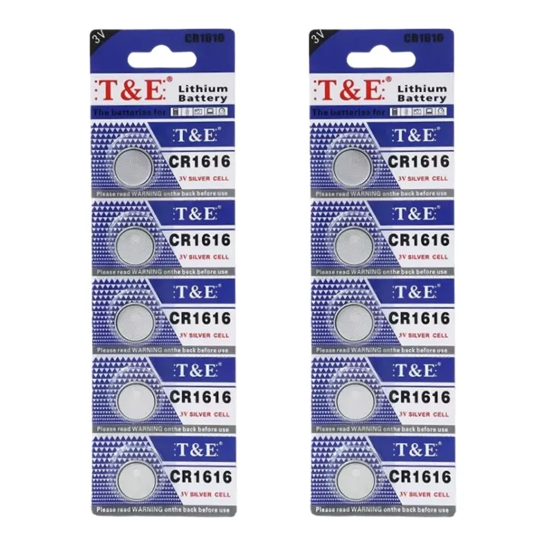 UKGF 3V CR1616  CR 1616 Coin Cells Battery 50mAh DL1616 BR1616 5021LC LM1616 ECR1616 Lithium Battery For Watch Remote Control