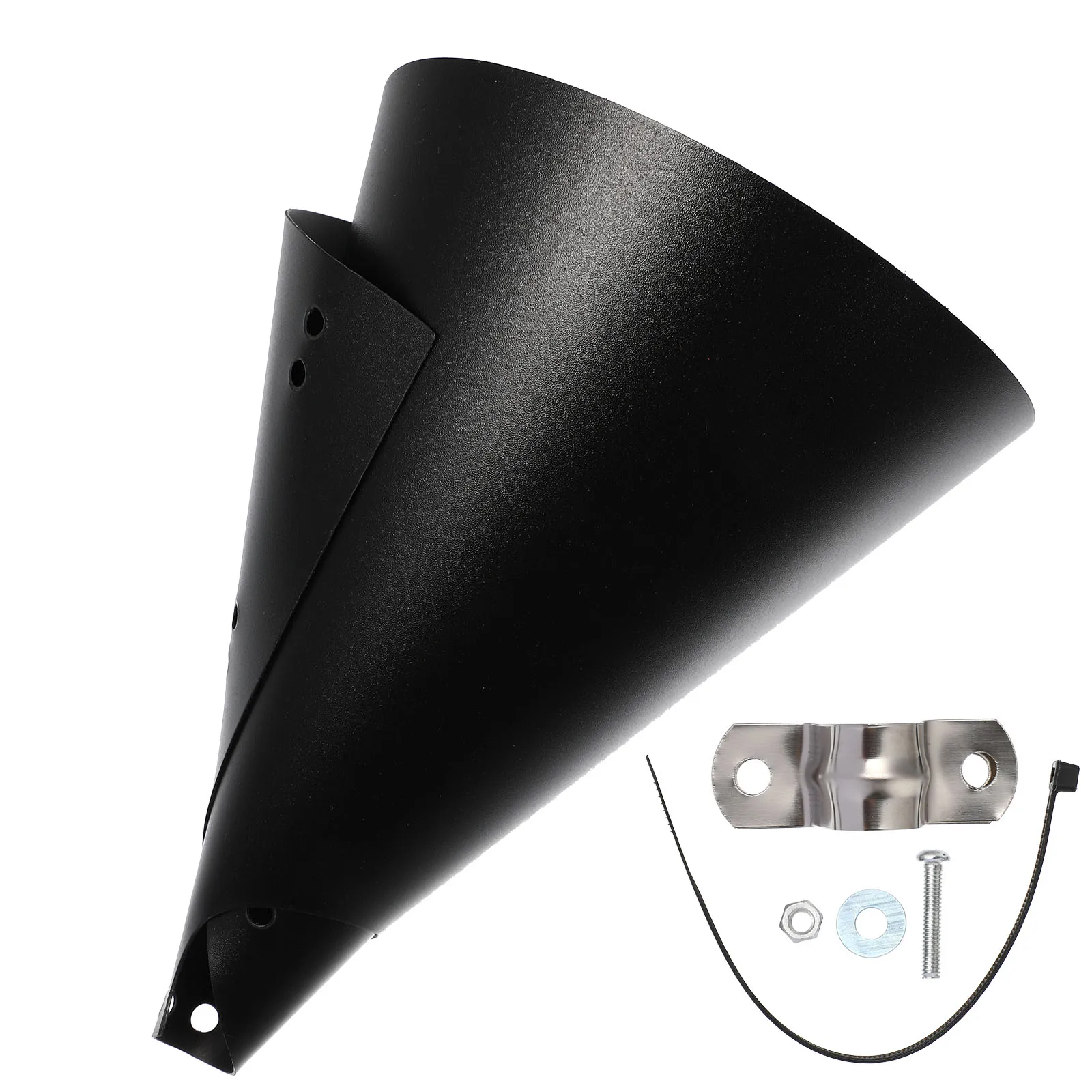

1pc Squirrel Proof Durable PVC Weather Resistant Rainproof Baffle Garden Decor Bird Feeder Protector Outdoor Hanging Shield