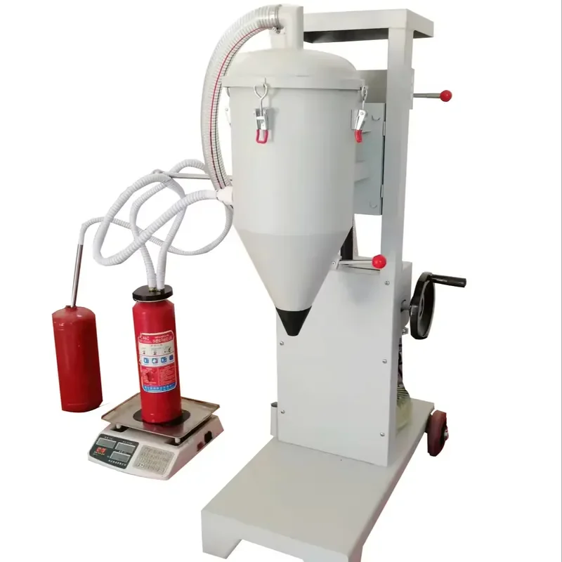 2026 Automatic Stainless Steel Dry Powder Filling Machine 5kg/min for Fire Extinguishers Fire Protection Field Efficient