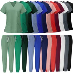 Hospital Surgery Clothes Medical Uniforms Women Scrubs Sets Doctors Nurses Accessories Dental Clinic Beauty Salon Workwear Set