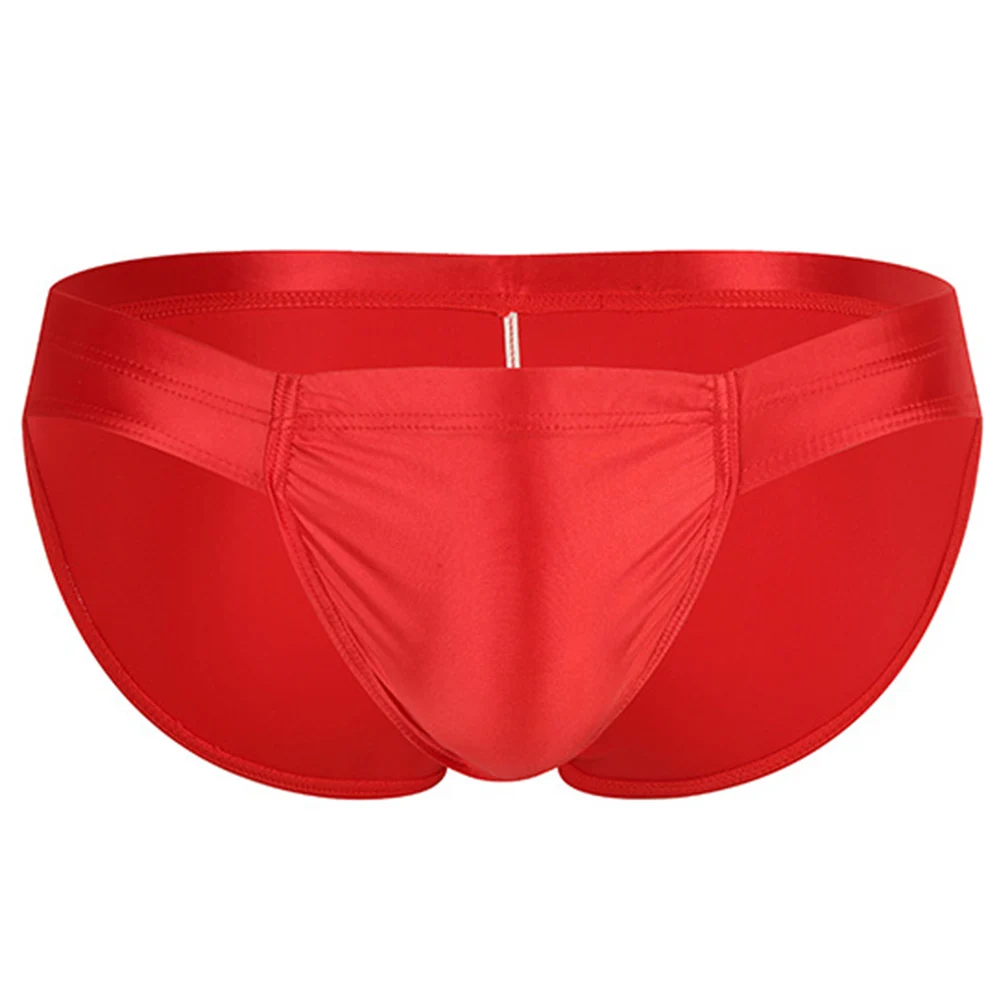 Men Oil Shiny Glossy Bikini Low Waist Briefs Breathable Hot Lingerie Adult Underwear For Man Panties Underpants Men's Clothes
