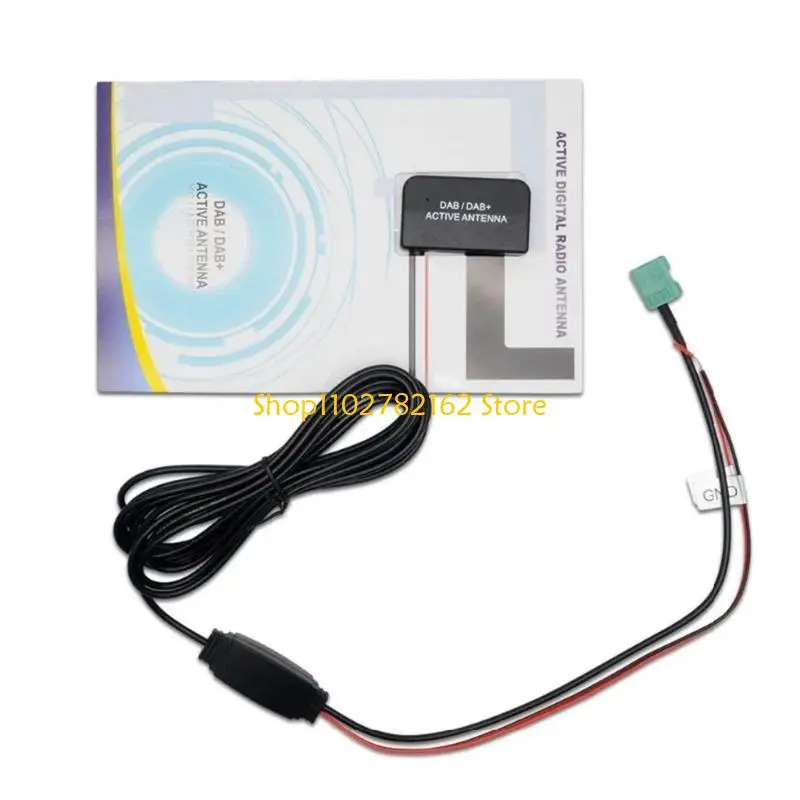 

547B Electronic Part Glass Mount Aerial Antenna for Digital Audios Broadcast Receiver Radio Aerial Antenna Radio Head Unit