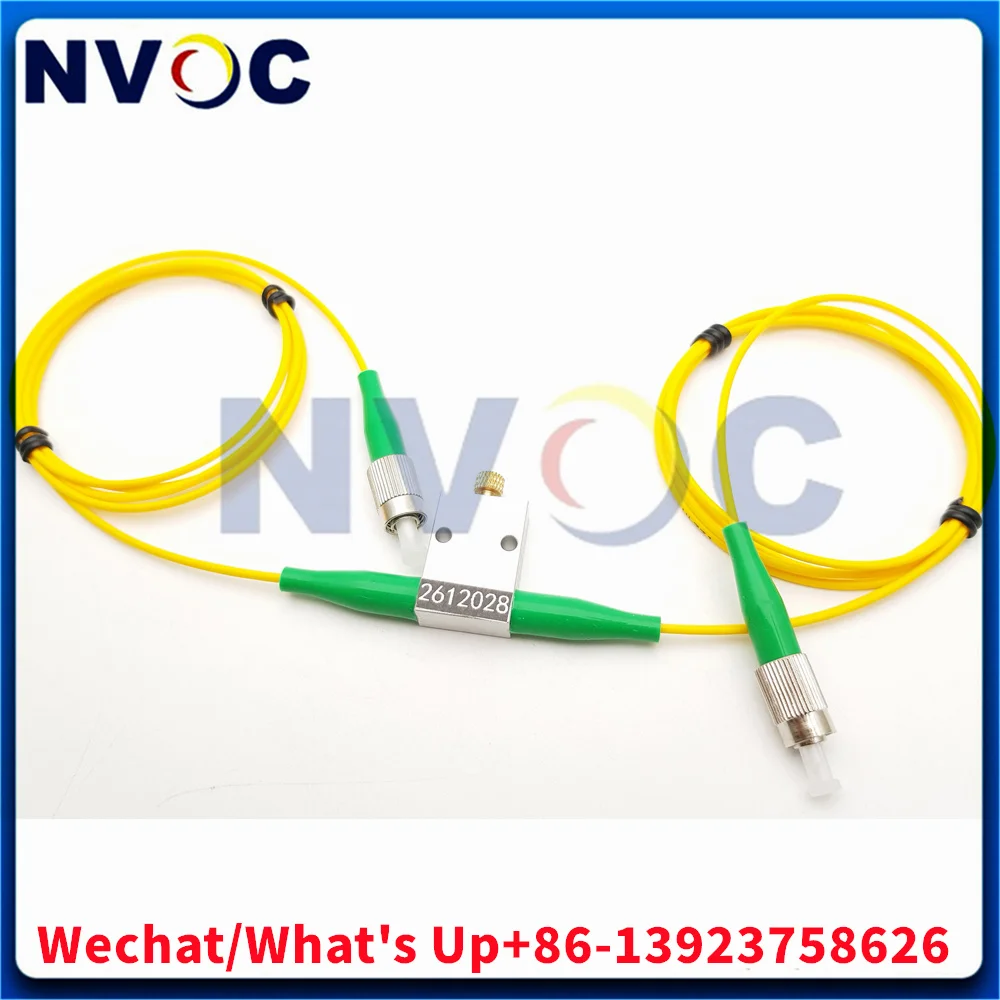 

In-line Mechanical Variable Online Attenuater With VOA-1260~1620-2.0mm-1M FC APC Cable ConnectorFiber Optic Adjustable 0-60dB