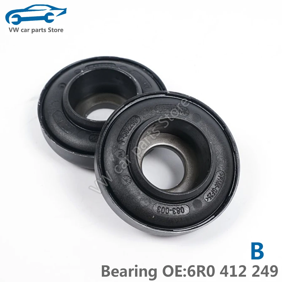 180412331 Front Shock Absorber Top Rubber Plane Pressure Bearing For VW Golf MK4 BORA POLO Skoda Beetle Fabia Toledo 6R0 412 249