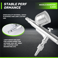 Airbrush Spray Tool Spray Pump Pen Air Compressor Set For Art Painting Tattoo Craft Cake Spray Model Airbrush Kits 0.3Mm CNIM Ho