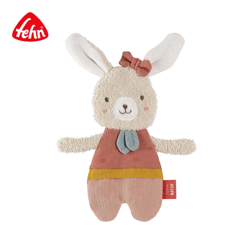 

2025 hot sale fehn Germany imported organic cotton rabbit sound paper infant newborn concentration
