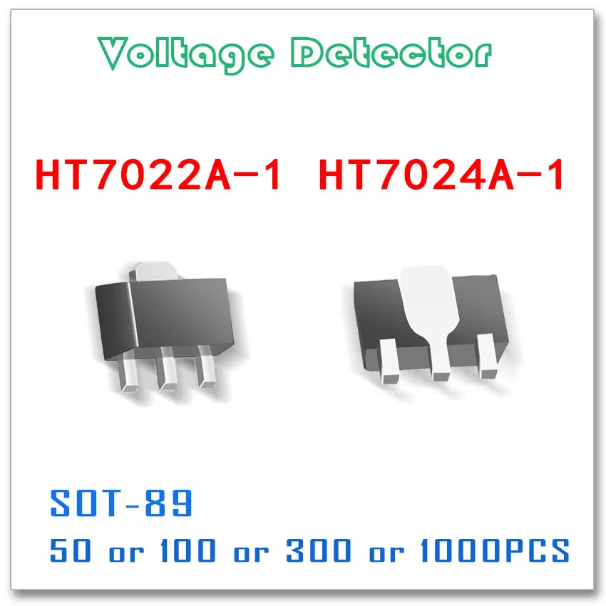 SOT-89 HT7022 HT7024 50PCS 100PCS 300PCS 1000PCS Tolerance 3% Voltage Detector Original High quality HT7022A-1 HT7024A-1