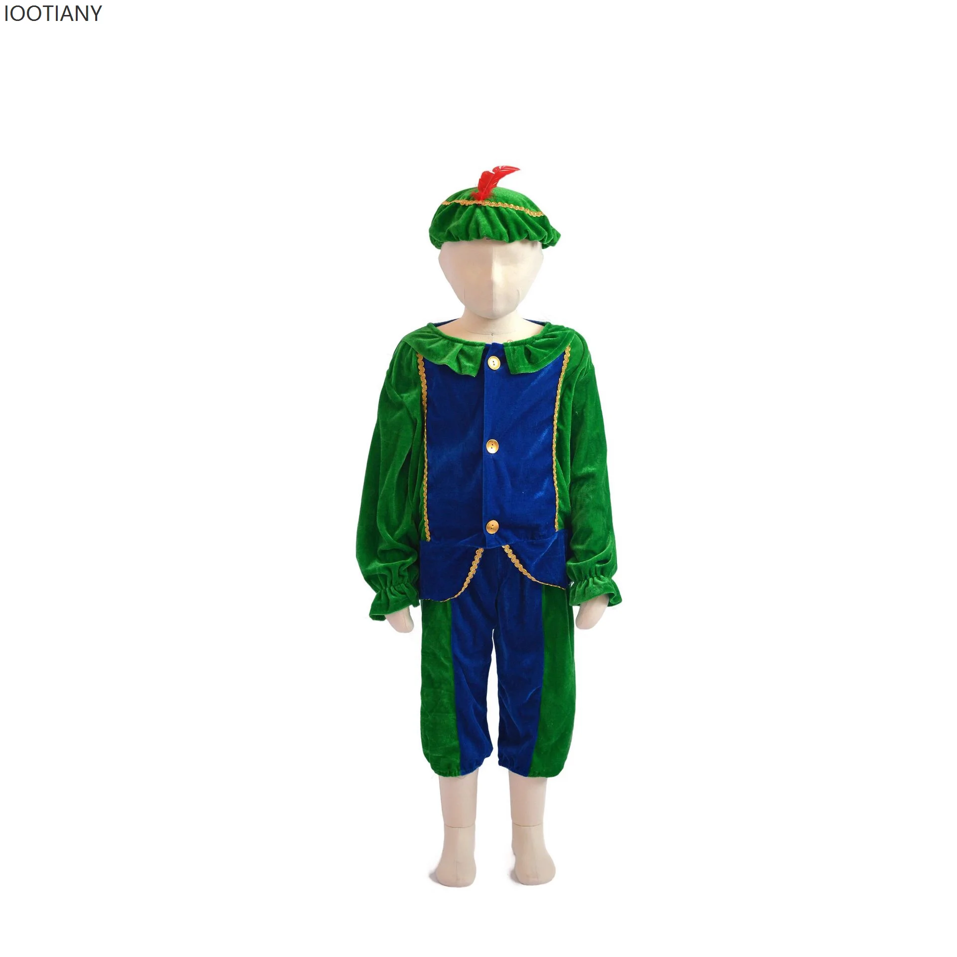 

Halloween Children's Costumes Children's Boys Green Cool Jumpsuit Suit Carnival Party Cosplay Stage Costume Performance Costume