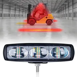 30W Forklift trailer LED safety warning lights Area Safety Reversing Red Light Width Light One Word Line For Forklift work light