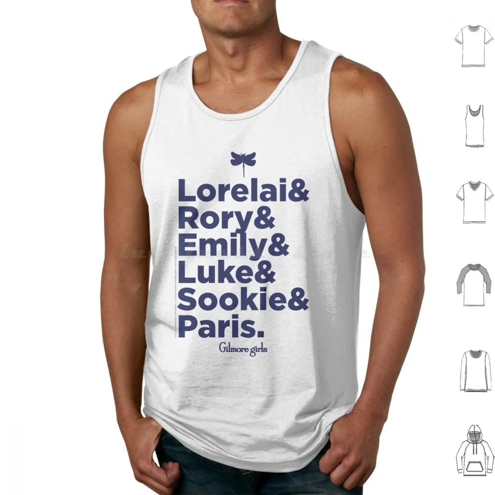 Name Gil Stack Tank Tops Print Cotton Gilmores Stars Hollow Rory Lorelai Quote Stars Lukes Rory Gilmore Lorelai Gilmore