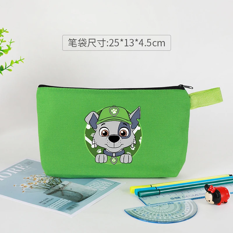 PAW Patrols Kids Anime Printed Pencil Bag Children Cartoon Cute Pen Case Storage Pouch Fashion Handbags Kawaii Stationery Gifts