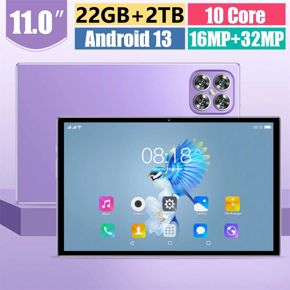 

Original Pad 7S Pro Tablet Global Version High-end 11.0" Tablet PC Android Tab 5G Dual SIM 22GB+2TB Gaming Kids Tablets 10000mAh
