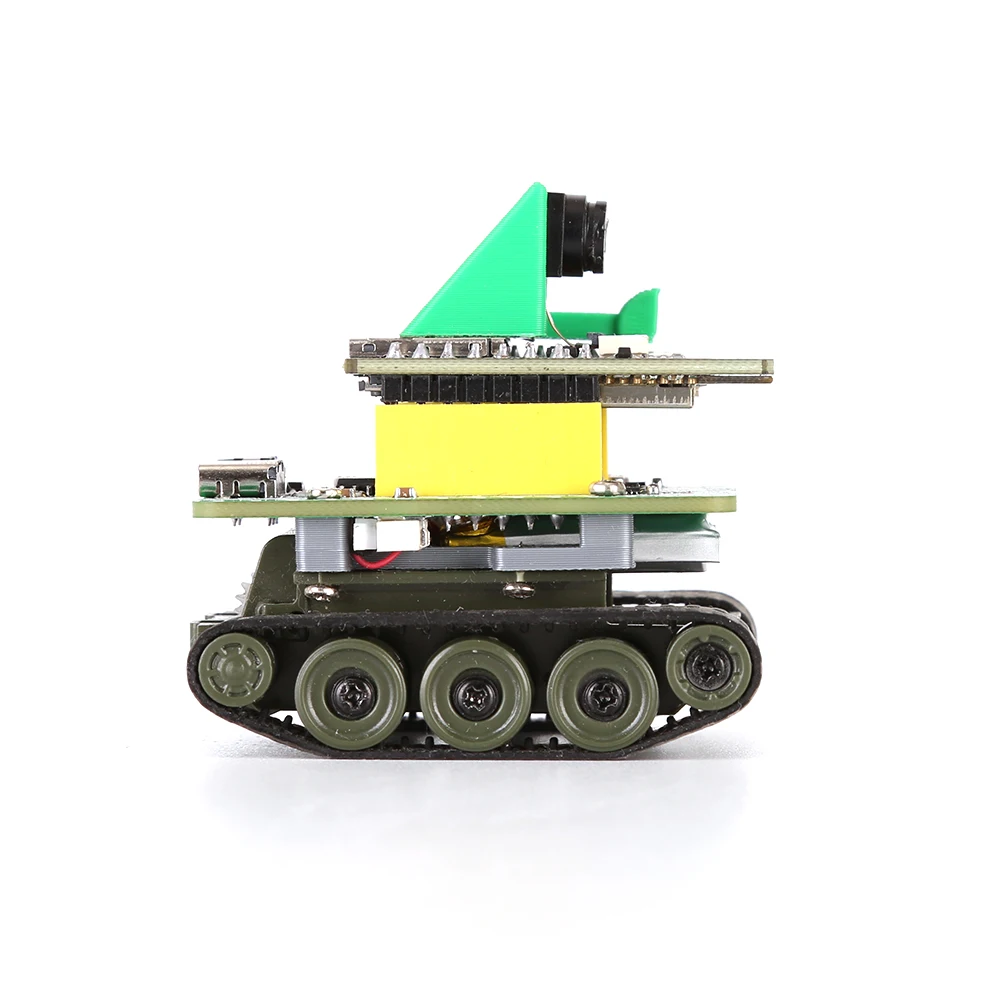 Imagem -06 - Mini Esp32 rc Tanque Modelo Trator Crawler Balance Car Mount Truck Robot Chassis para Esp32 App Cramer Controle Tanque