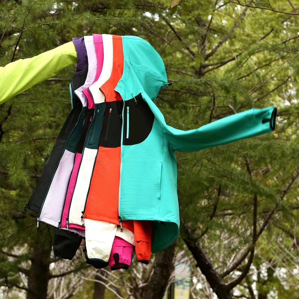 

Дышащая ткань Qui Dry, 3D-крой, для активного отдыха, с капюшоном, защита от солнца, мягкая, стильная, городская, модная...