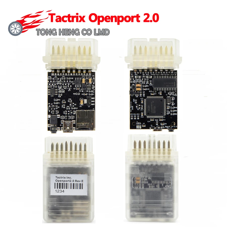 

Black Chip Best Quality Tactrix Openport 2.0 + ECUFLASH Cable Diagnose Tool With All SW Full Set