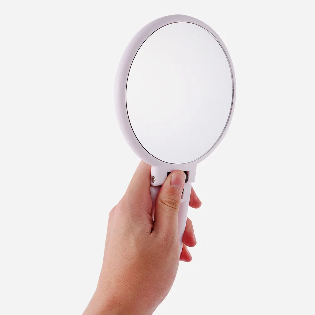 

Dual-sided Mirror Magnifying Make up Portable Makeup Foldable Double with Magnification ABS Travel