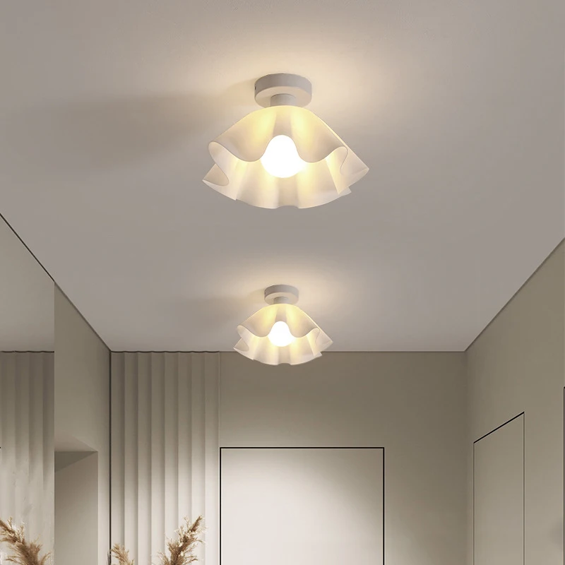 

Modern Nordic Led Flower Ceiling Light Porch Balcony Aisle Pendant Ceiling Lamp Flower Lamp For Living Room Bedroom Decoration