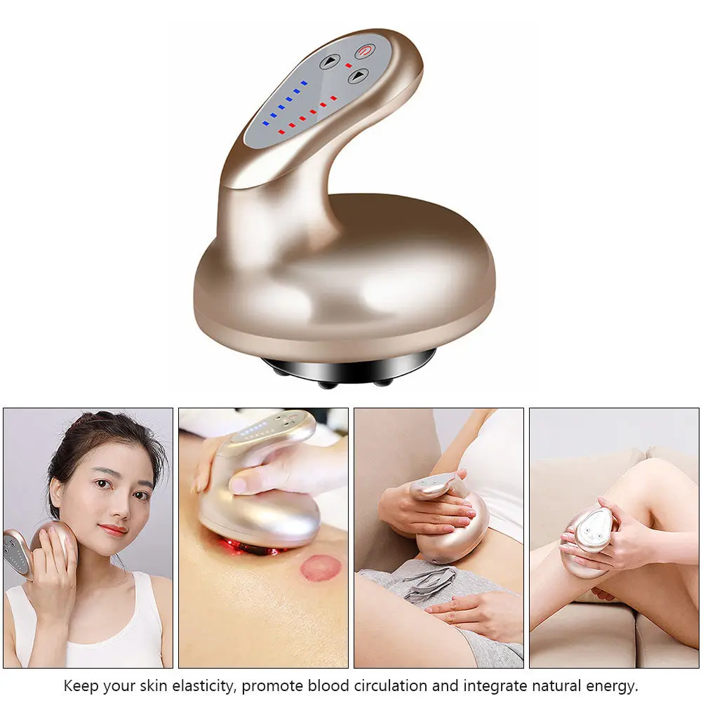 

1Set Wireless Charging Electric Scraping Cupping Device Multi Functional Adjustable Massage Tool for Body Relaxation Fat