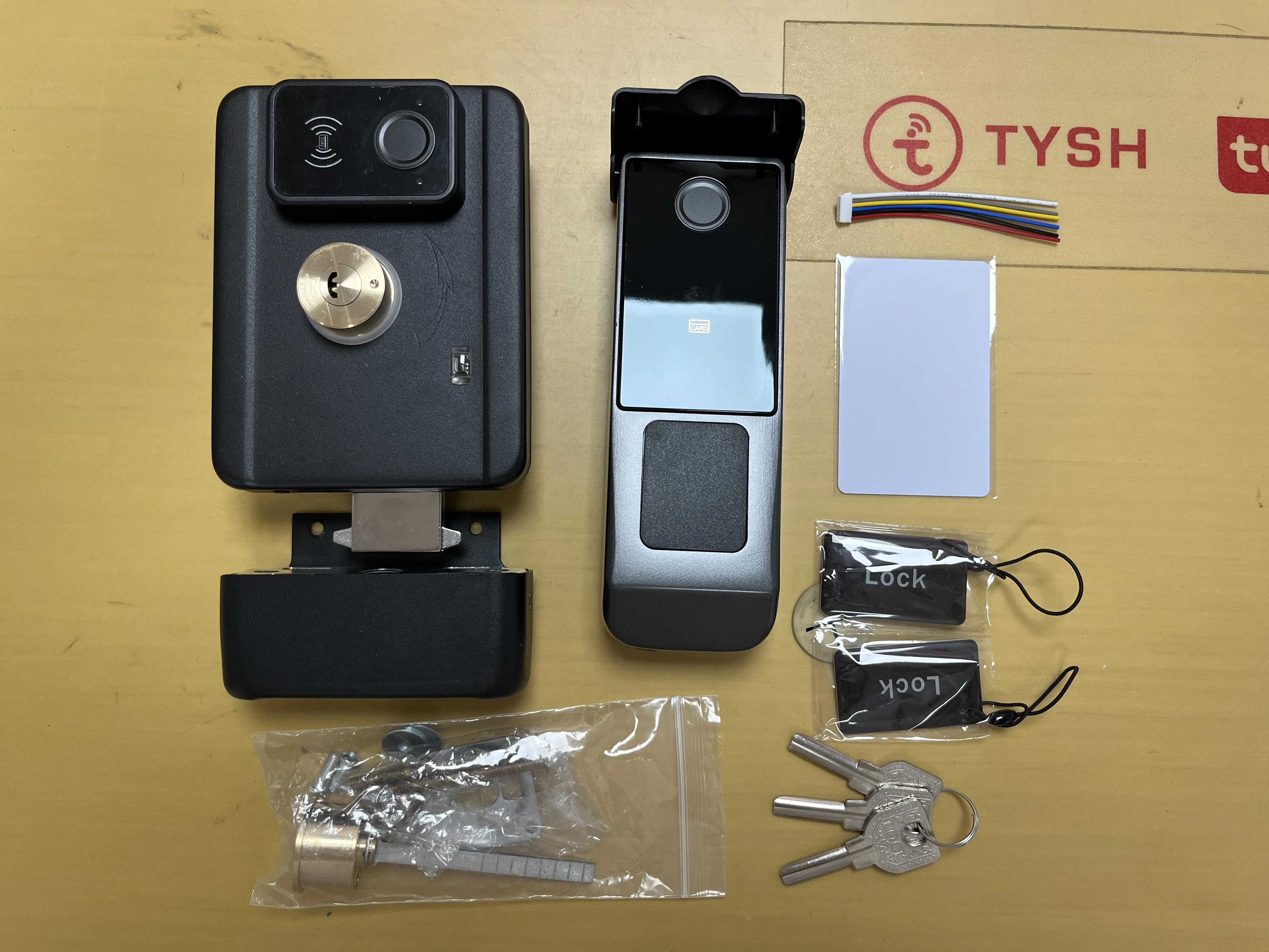 STLF Wireless Ip66 Waterproof Rainproof Tuya Wifi Fingerprint Smart Lock for Outdoor Access Control System
