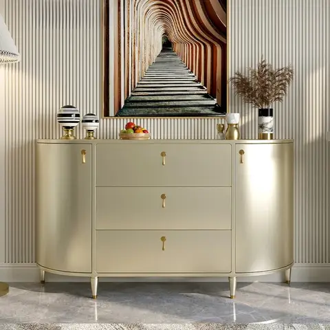 Gold Luxury Morden Cabinets Display Storage Drawers Organizer Bedroom Cabinets Komoda Entrance Cajonera Living Room Furniture