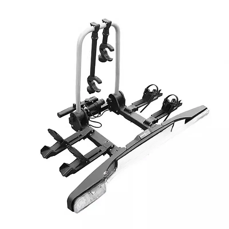 Car bicycle frame rear SUV bracket trailer hook folding