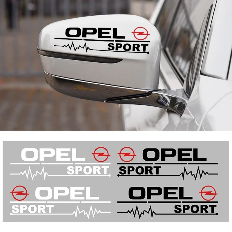 

2 шт. автомобильные аксессуары, зеркало заднего вида, декоративные наклейки, значок, эмблема, наклейка для Opel Astra J K Corsa Vectra D Zafira B Insignia Mokka