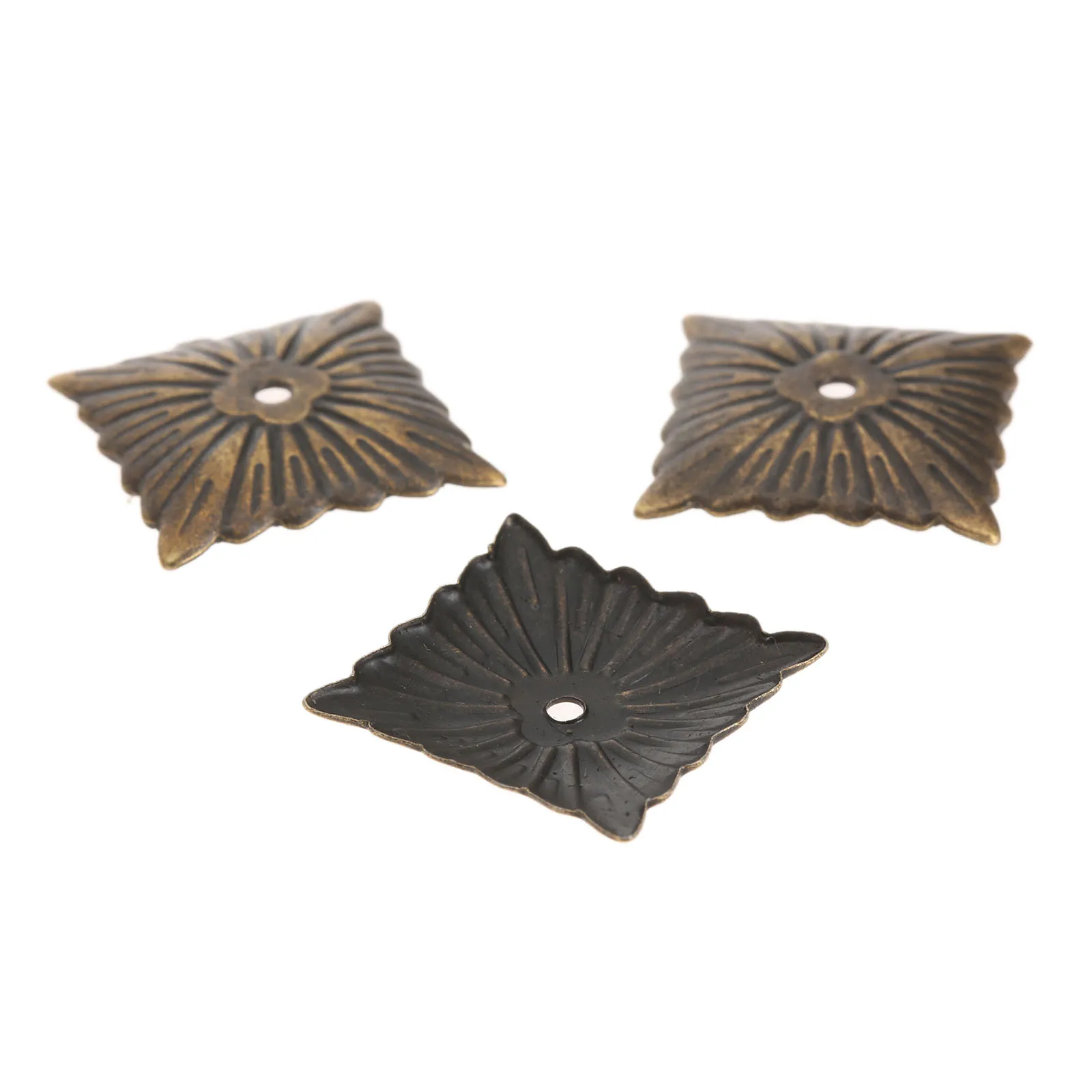 100Pcs 21x21mm Upholstery Nails Antique Bronze Decorative Upholstery Nails Tack Studs Door Sofa Home Decor Furniture Hardware
