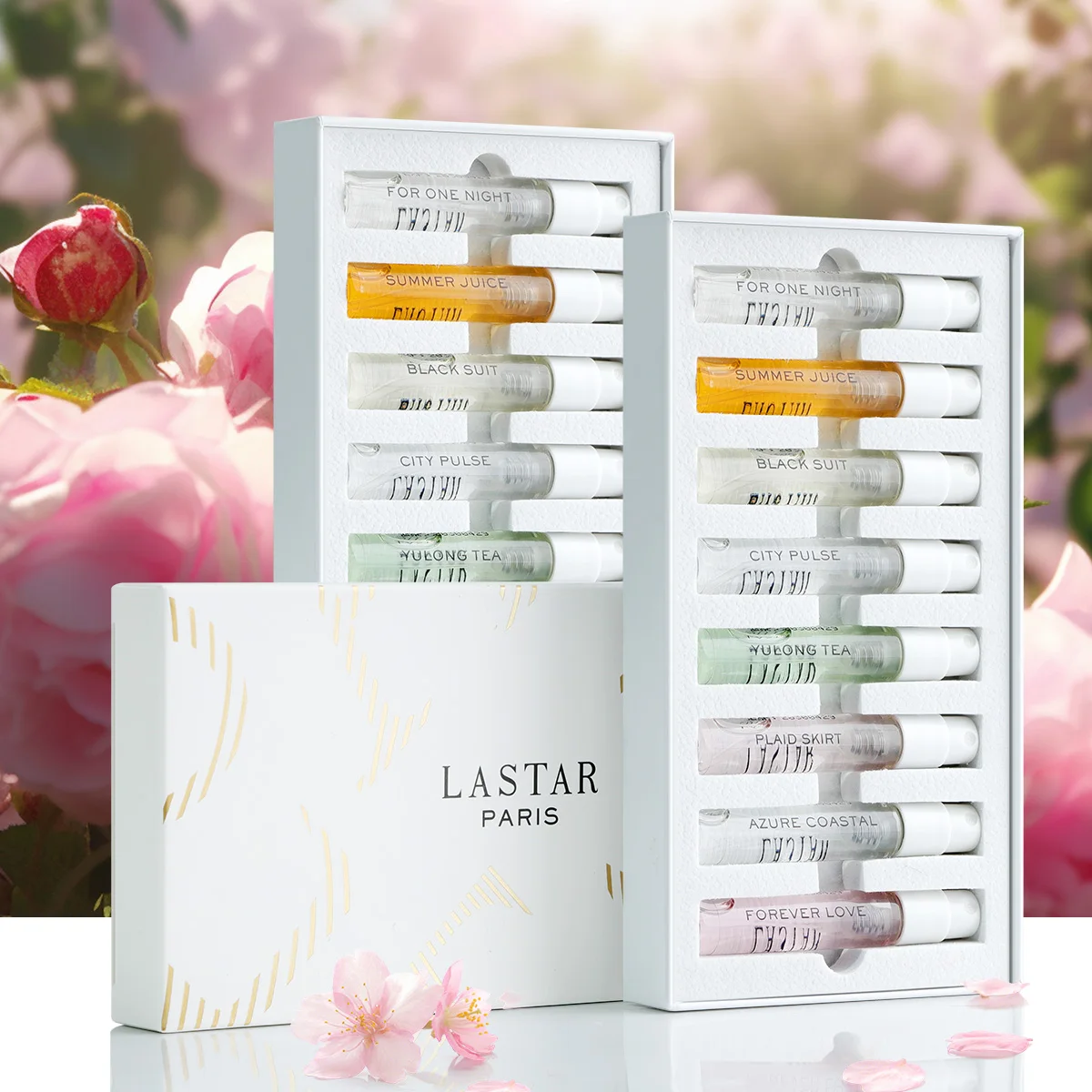 

LASTAR Women's Perfume Set, Two Boxes in Total 48ml/1.62fl.oz, Different Fragrance Combinations, Long-Lasting Fragrance