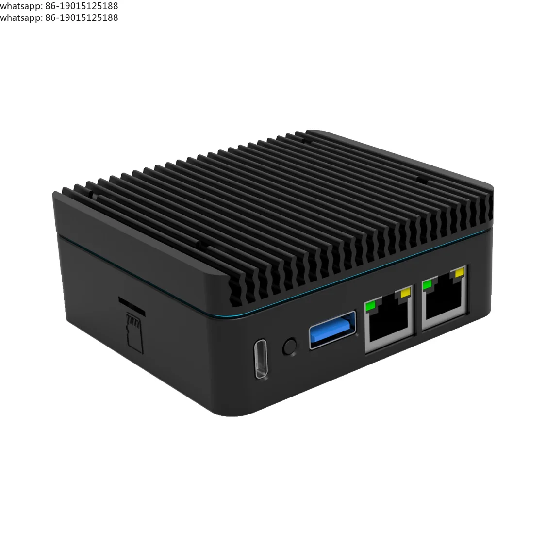 E25 SBC 4-Core ARM Dual 2.5G Ethernet Metal Heatsink Case Core Board Upgrade Design