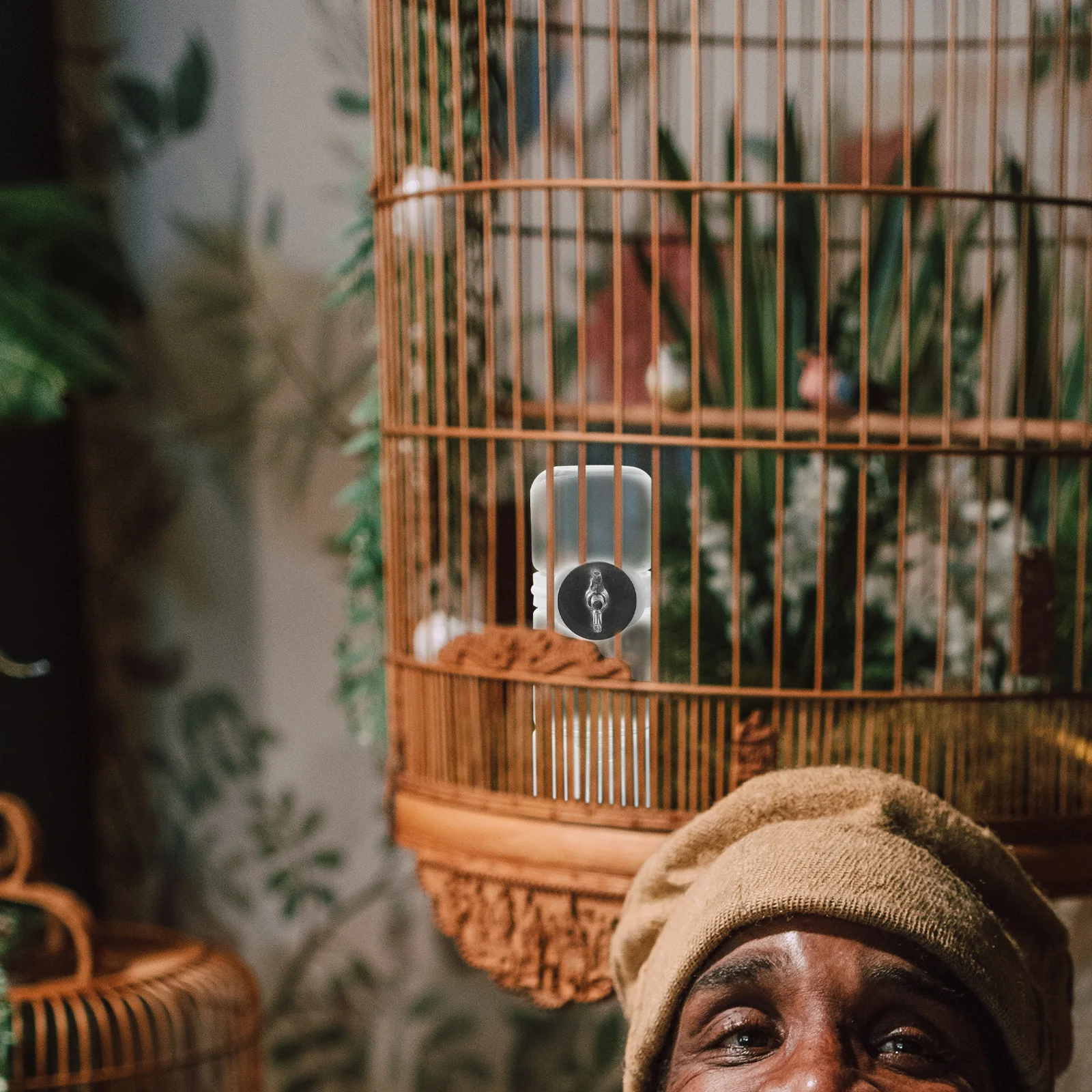 

Automatic Bird Water Feeder Durable Plastic No Leakage Drinking Dispenser For Parrot Cage Budgie Cockatiel Water Container Birds