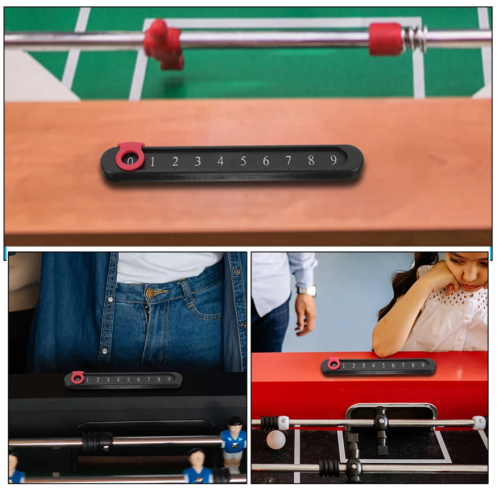 

4pcs Foosball Score Counters Multipurpose Scoring Device For Table Football Durable Plastic Portable Accessory Replacement