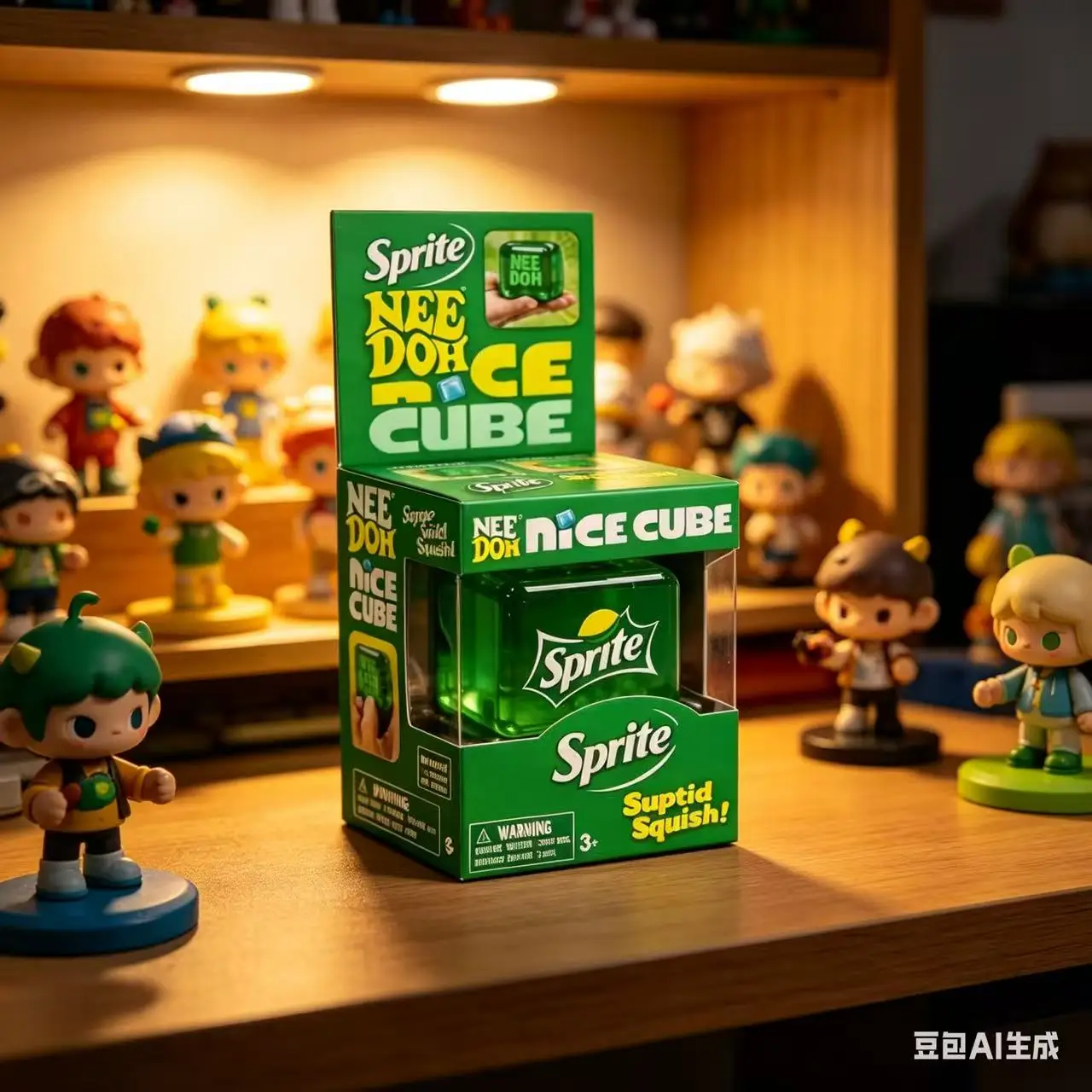 Juguete Antiestrés Nice Cube Edición Limitada Needoh Sprite 2026