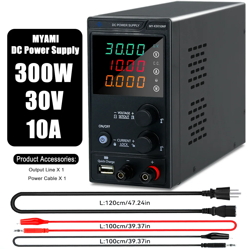 alimentation-electrique-stabilisee-numerique-a-sortie-unique-myami-300w-reglable-0-30v-0-10a-pour-laboratoire-essais-reparation-mobile
