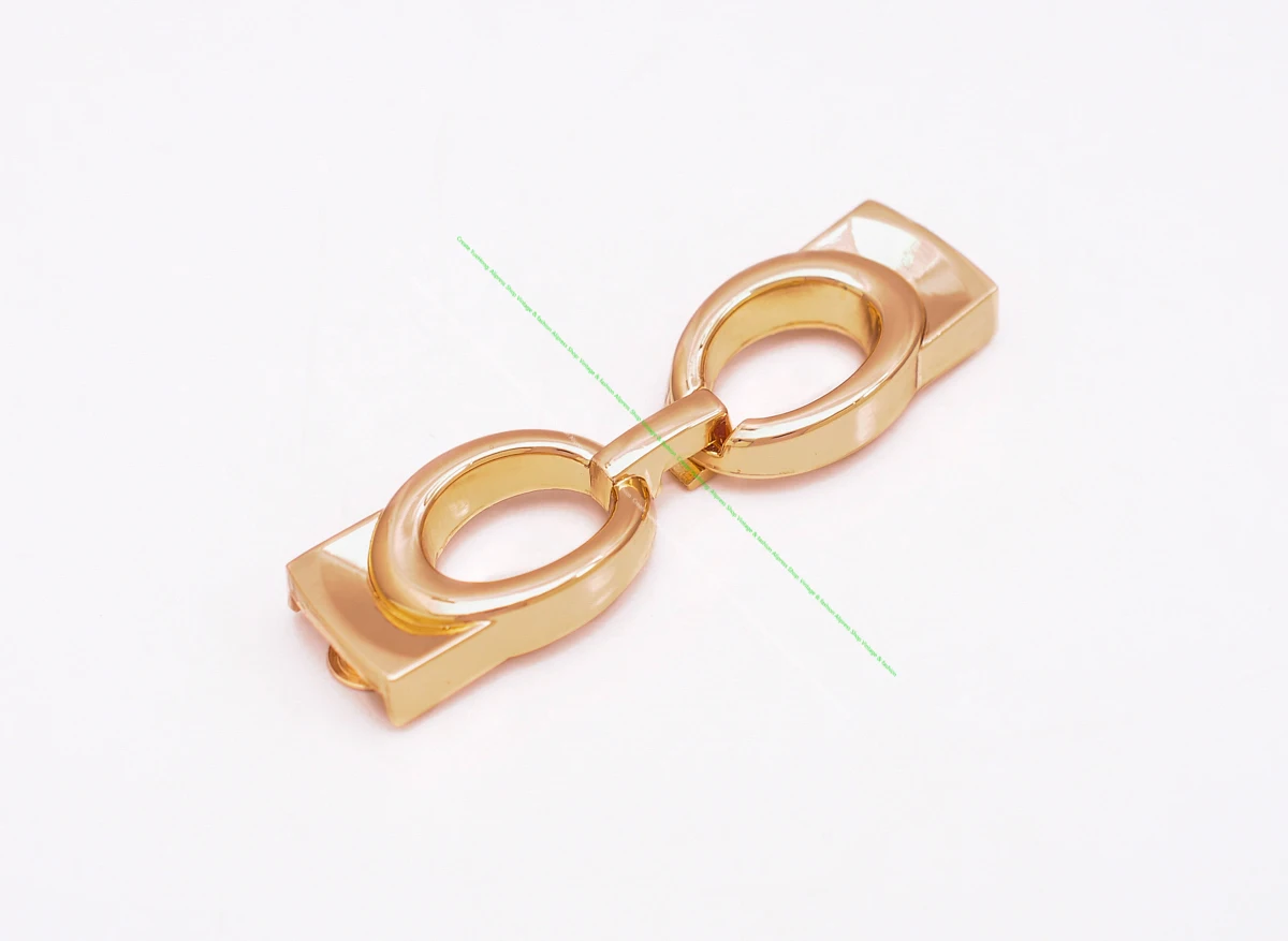 

BKD0674 14Mm Gold Solid O Shape Dress Beauty Belt Buckle Closure Connector For Lady Women Dress Skirt Coat Leather Belt