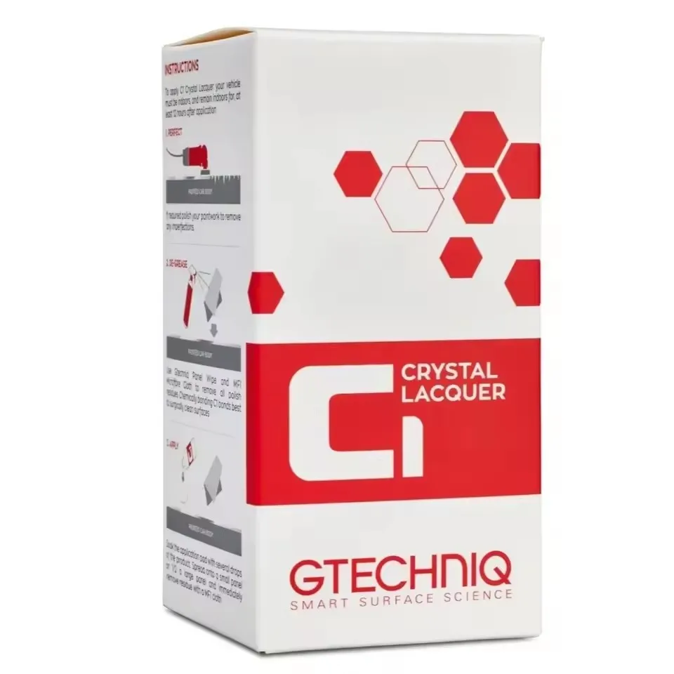 

Gtechniq C1 Кристаллический лак Керамическое покрытие Защищает рисунок Высокий блеск Пальто Легко наносится