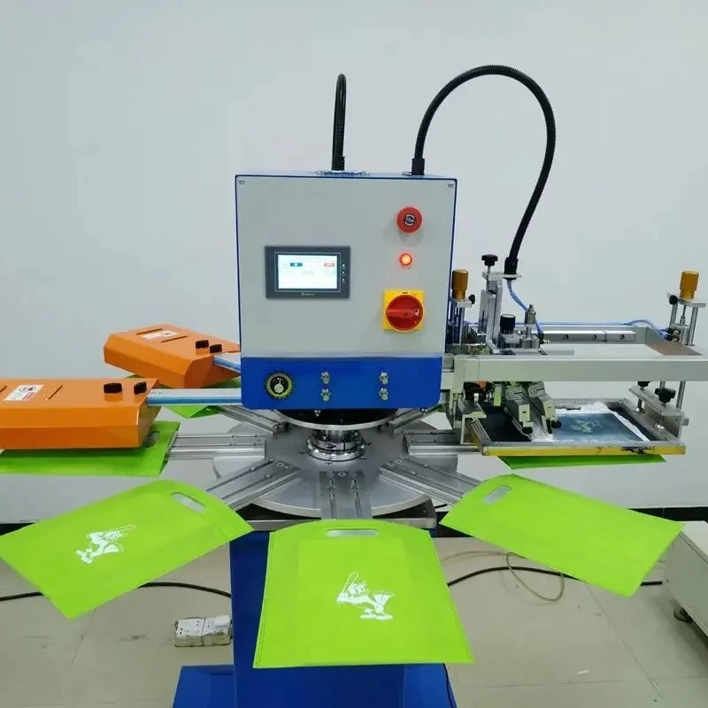 العلامة السريعة 2 ألوان تي شيرت طابعة الشاشة فلاش مجفف آلة طباعة الشاشة الملابس للحقيبة الورقية أكياس غير المنسوجة