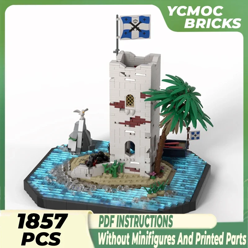 Technical Moc Bricks Pirate Island Model Sabre Island Remastered Modular Building Blocks Gifts Toys For Children DIY Assembling