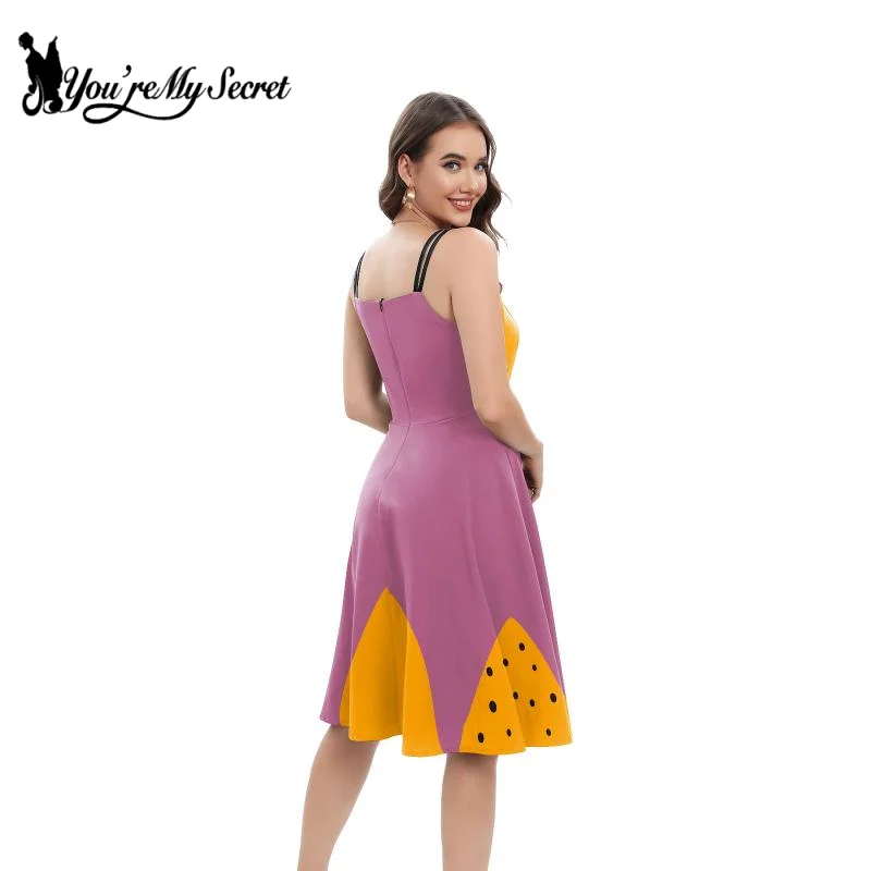 Halloween-Kleid mit Ärmeln, ausgefallenes Cosplay-Partykostüm, Slip-Kleid, Perücke, Socken, Anzug, Filmkostüm, Karnevalskleidung – Detail 8