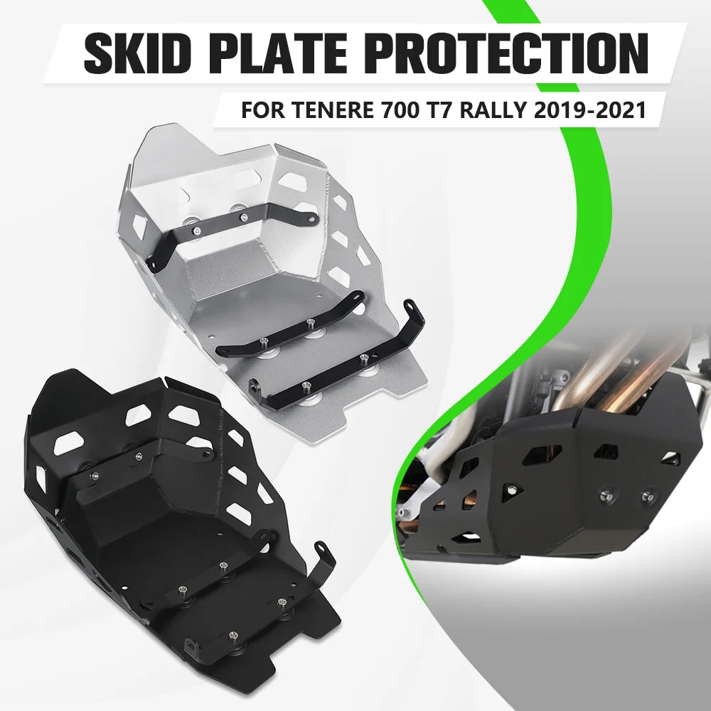 

For Yamaha Tenere 700 T7 Rally 2019 2020 2021 Motorcycle Engine Protection Cover Chassis Under Guard Skid Plate Accessories