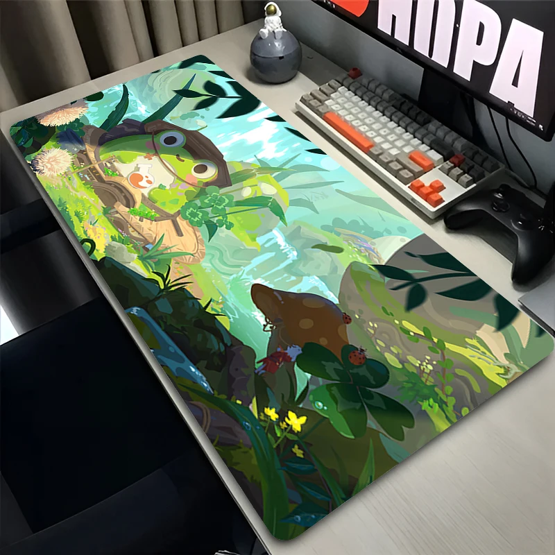 Frog Mouse Pad eSports Gamer Players Speed Rubber Mouse Mat Game Extended Desk Mat XXL Computer Mousepad Non-slip Keyboard Mat