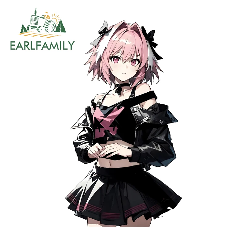 EARLFAMILY Gothic Astolfo Fine Stickers Attractive Tattoos SUV Decals Occlusion Scratch Simple Scratch-Proof PVC Graffiti