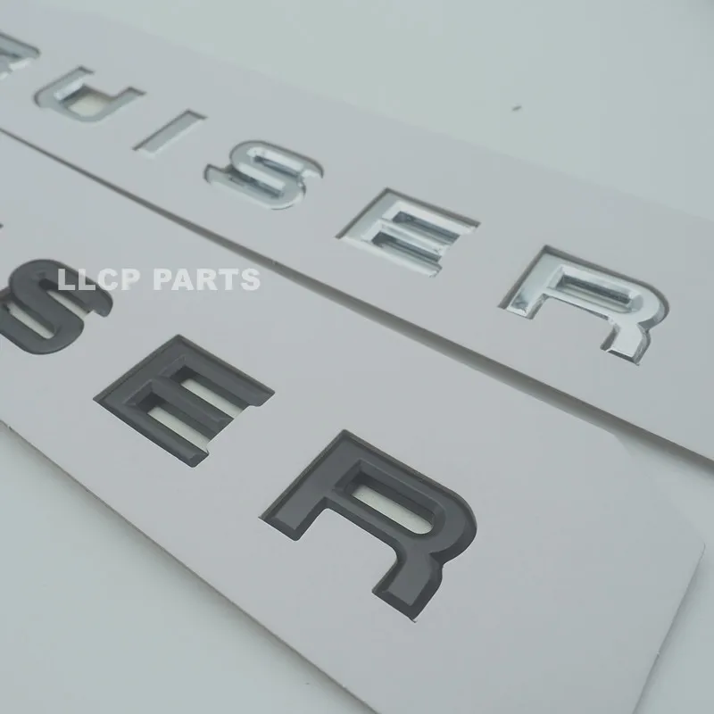 لتويوتا لاند كروزر 300 LC300 VXR GXR 2021-2023 ثلاثية الأبعاد ABS رسالة ملصق الباب الخلفي شارة شعار التعديل الخارجي ملصق #5